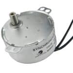 CHANCS TYD-50 110V AC 5-6RPM CCW Flush Shaft 5.5mm Small Gear Motor Synchronous Motor Turn Table