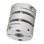 D26 L30 Diaphragm Motor Wheel 2630 Flexible Coupling Clamp Tight Motor Shaft for spindle step motor