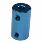 2 PCS Motor Shaft Rigid Brass Sleeve Coupling 4mm to 5mm Bore Coupling Set Screw Motor Accessories for DIY Parts