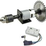 775 DC Electric Motor DC 24V 12000RPM Dual Output Shaft DIY Saw Drill With PWM Speed Controller