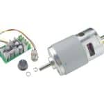 Electric Power Tool 775 DC Motor Double Shaft 12V/24V with PWM Speed Regulator for Mini Table Saw