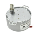 CHANCS TYD-50 Synchronous Motor 110V AC 5-6RPM CW/CCW Flush Shaft 10mm Gear Motor Electric Motor