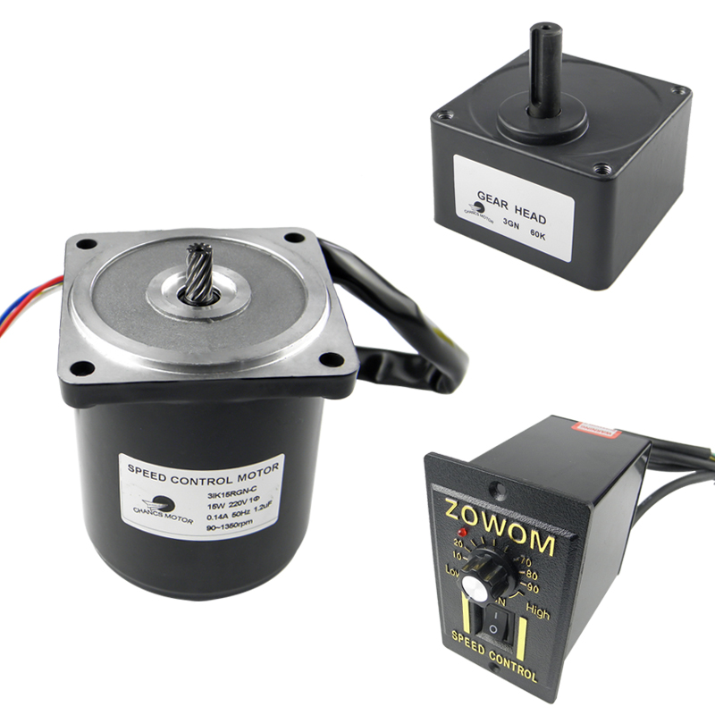 CHANCS Variable Electric Motor 220V 200W Single Phase AC Motor For Machine Tool