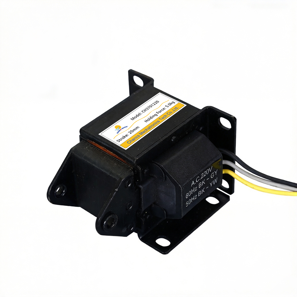 CH3701 AC Push-Pull Traction Solenoid AC Electromagnet Push-Pull Electromagnet AC Traction Electromagnet - Image 3