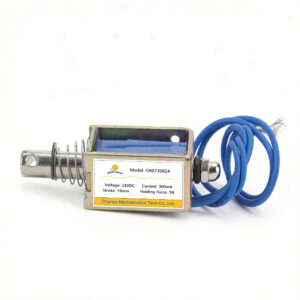 CH0730B Modern-Design Industrial Solenoid for Electronic Locks & Vehicle Lights – DC Frame Push-Pull Type