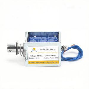 CH1250B High-Grade Traction with Self-Return DC Frame Push-Pull Solenoid – Soft Magnetic Material