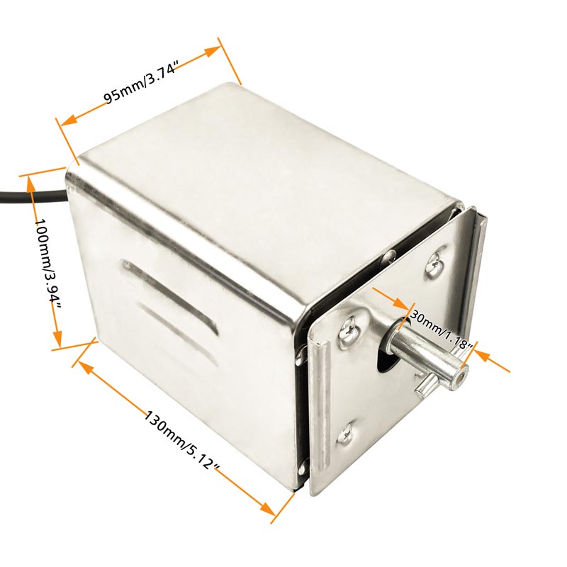 CHANCS Rotisserie Rotisserie Motor 220V AC 20W 1.8RPM Electric Motor for Multifunction Grill - Image 7