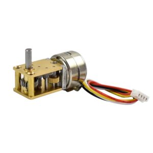 CHANCS 15BY DC5V 2400RPM Mini Worm Gear 2-Phase 4-Wire Stepper Reduction Motor